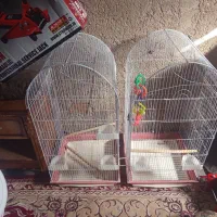 فروش دو عدد قفس طوطی سانان بزرگ|لوازم جانبی حیوانات|اردکان, |دیوار