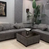 مبل ال هفت نفره با میز وسط
