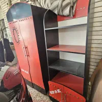 تخت کودک و نوجوان با دو کمد