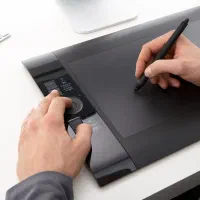 قلم نوری حرفه ای وکام Wacom Intuos PTK-540 wl|قطعات و لوازم جانبی رایانه|تهران, زیبادشت|دیوار
