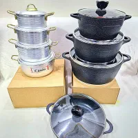 قابلمه چدن ۸ پارچه