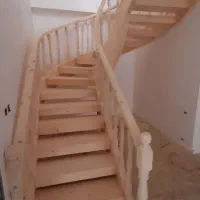 ساخت و اجرای راه پله چوبی|خدمات پیشه و مهارت|قائم‌شهر, |دیوار