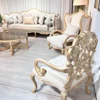 سرویس مبل کلاسیک مدل کینگ برگی|مبلمان خانگی و میز عسلی|تهران, یافت آباد جنوبی|دیوار