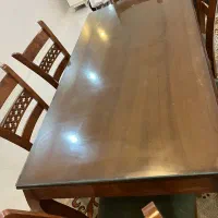 میز نهار خوری ۸ نفره چوب|میز و صندلی غذاخوری|گرگان, |دیوار