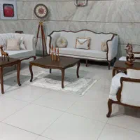 مبل کوئین ۸ نفره همراه با ناهار خوری
