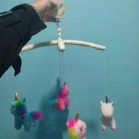 آویز تخت پونیشی خارجی بچه (موزیکال)|تخت و صندلی بچه|بوشهر, |دیوار