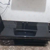 میز شیشه ای تلویزیون