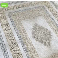 فرش ماشینی کلکسیون دیبا زمینه طوسی ،R31