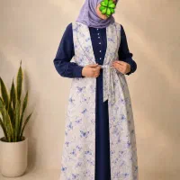 قسطی عبا سارافون رویه مجلسی گل‌دوزی خامه دوزی