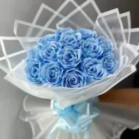 گل آبی|گل مصنوعی|سهند, |دیوار
