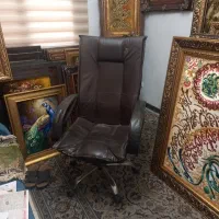 صندلی چرخدار مدریتی اداری تمام چرم