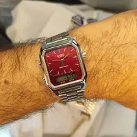 ساعت کاسیو دو زمانه صفحه رنگی|ساعت|رشت, حمیدیان|دیوار