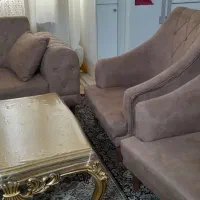 مبل راحتی  پارچه طرح چرم|مبلمان خانگی و میز عسلی|تهران, مسعودیه|دیوار
