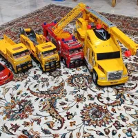 اسباب بازی ماشین جرثقیل آتش نشانی