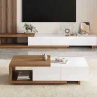 میزتلوزیون ام دی اف روکش چوب. اقساطی در شهرآرا