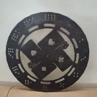 قاب چوبی ساعت دیواری