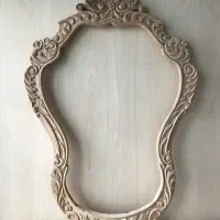 آینه کنسول منبت تمام چوب راش