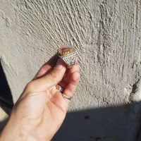انگشتر مصور شکل دار،عقیق.اوپال.فیروزه نیشابور