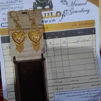 طلای نو گوشواره همرا با پاکتور 300 بالای تابلو|جواهرات|زاهدان, |دیوار