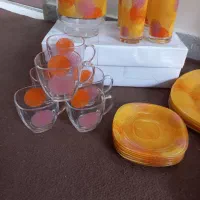 سرویس آرکوپال لومینارک اصل فرانسه باپارچ ولیوان|ظروف سرو و پذیرایی|کرج, چهارصد دستگاه|دیوار