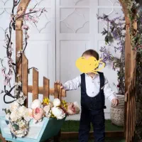پیراهن جلیقه و شلوار جین کودک