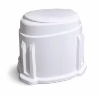توالت فرنگی دور بسته پلاستیک ناصر