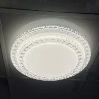 چراغ سقفی کریستالی دو طبقه