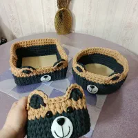 سبدهای نظم دهنده تریکویی|صنایع دستی و سایر لوازم تزئینی|سمنان, |دیوار