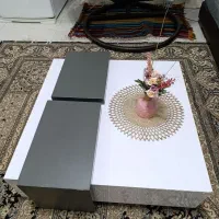 میز جلو مبلی با دوتا عسلی