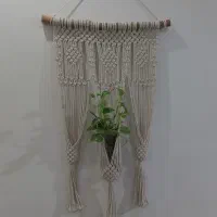 دیوارکوب مکرومه