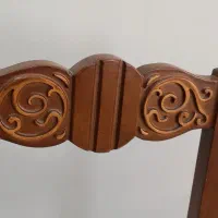 صندلی چوبی منبت کاری|میز و صندلی غذاخوری|دماوند, گیلاوند|دیوار