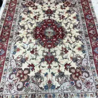 فرش جفت قالیچه علیا کارکرده