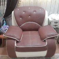 مبل چرم ۷ نفره|مبلمان خانگی و میز عسلی|لنگرود, |دیوار