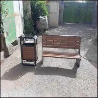 ست نیمکت و مخزن پارکی مدل ۱۰ تخته