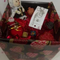 دکوری یلدایی با ژوپینگ هرجعبه فقط 100|مجسمه، تندیس، ماکت|قم, حاج خلیل|دیوار