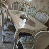 میز ناهار خوری کاملن از جنس چوب
