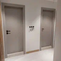 درب چوبی اتاق و سرویس و چهارچوب فرانسوی و کابینت|مصالح و تجهیزات ساختمان|شیراز, باهنر|دیوار