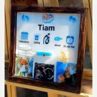 تابلو رزینی نوزادی