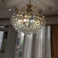 لوستر برنجی ۲ عدد
