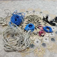 کابل شبکه و کابل برق سیستم(کامپیوتر)