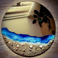 ساعت رزین|ساعت دیواری و تزئینی|مشهد, عبادی|دیوار