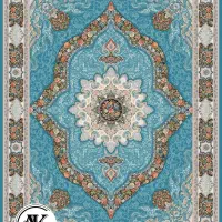 فرش کاشان۶ متری کارینا آبی ، درجه یک