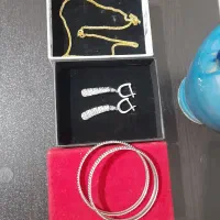 النگو، گوشواره و زنجیر نقره