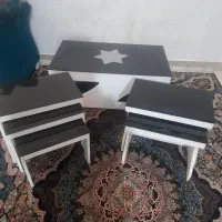 میز وسط به همراه ۲ سری عسلی