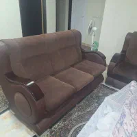 مبل راحتی ۷ نفره صحیح و سالم|مبلمان خانگی و میز عسلی|جیرفت, |دیوار