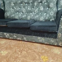 سه مبل یکی دونفری ویکی سه نفری ودوتاتکی به قیمت|مبلمان اداری|نهاوند, |دیوار