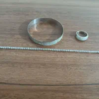 دست بند انگشتر النگو نقره