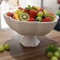 میوه خوری و پیاله سرامیکی