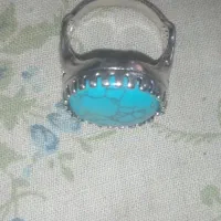 انگشترنقره مردانه.سنگ فیروزه|زیورآلات و اکسسوری|بابل, |دیوار