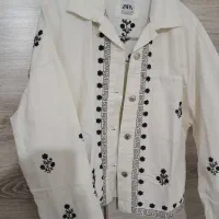 کت کتان گلدورزی